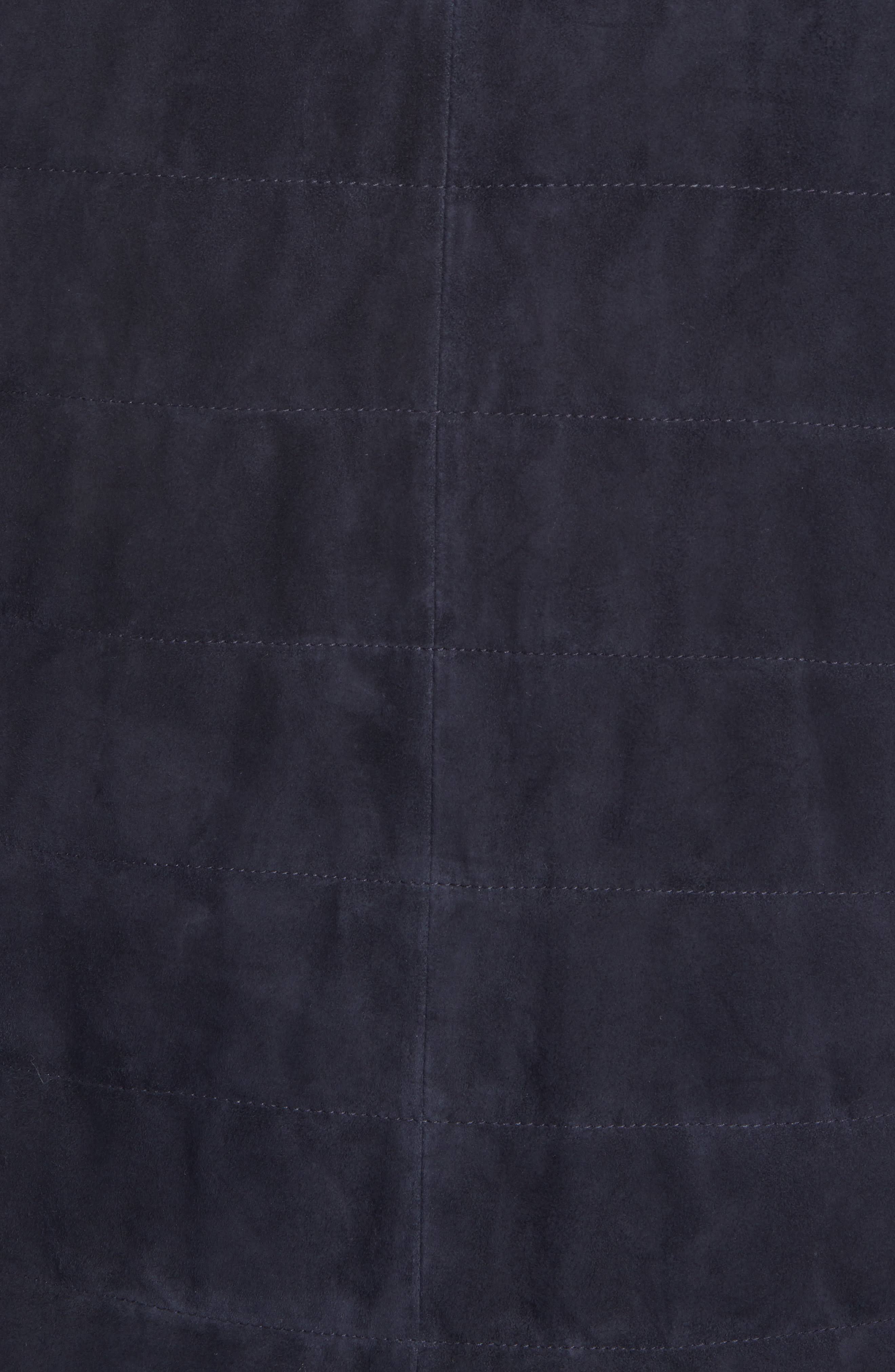 Men&s Peter Millar Crown Suede Vest, Size Medium - Blue