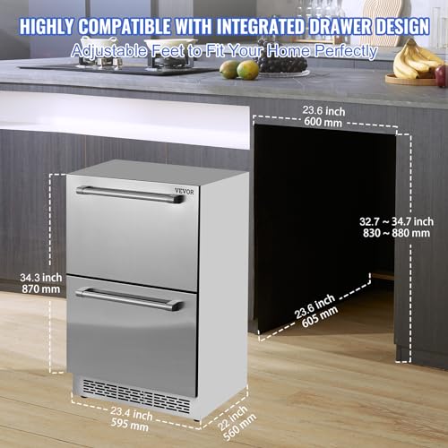 VEVOR beverage refrigerator new