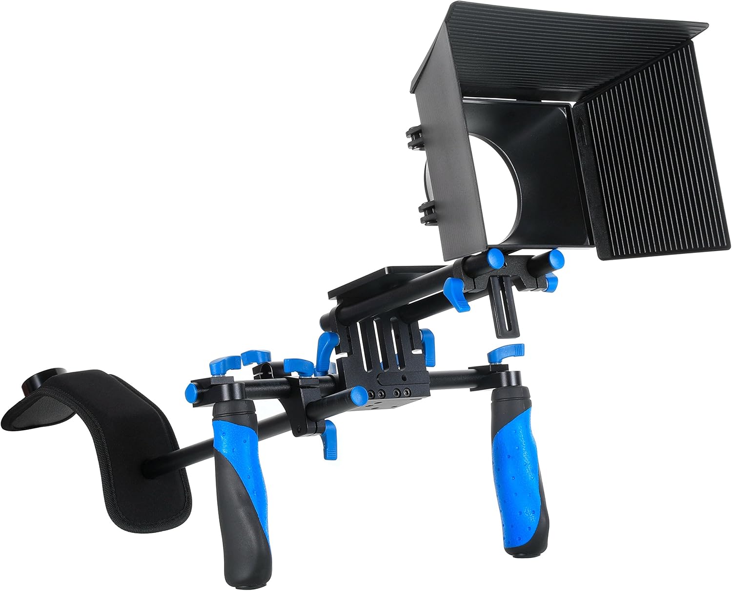 Morros DSLR Rig Movie Kit Shoulder Mount Rig with Follow Focus and Matte Box for All DSLR Cameras and Video Camcorders