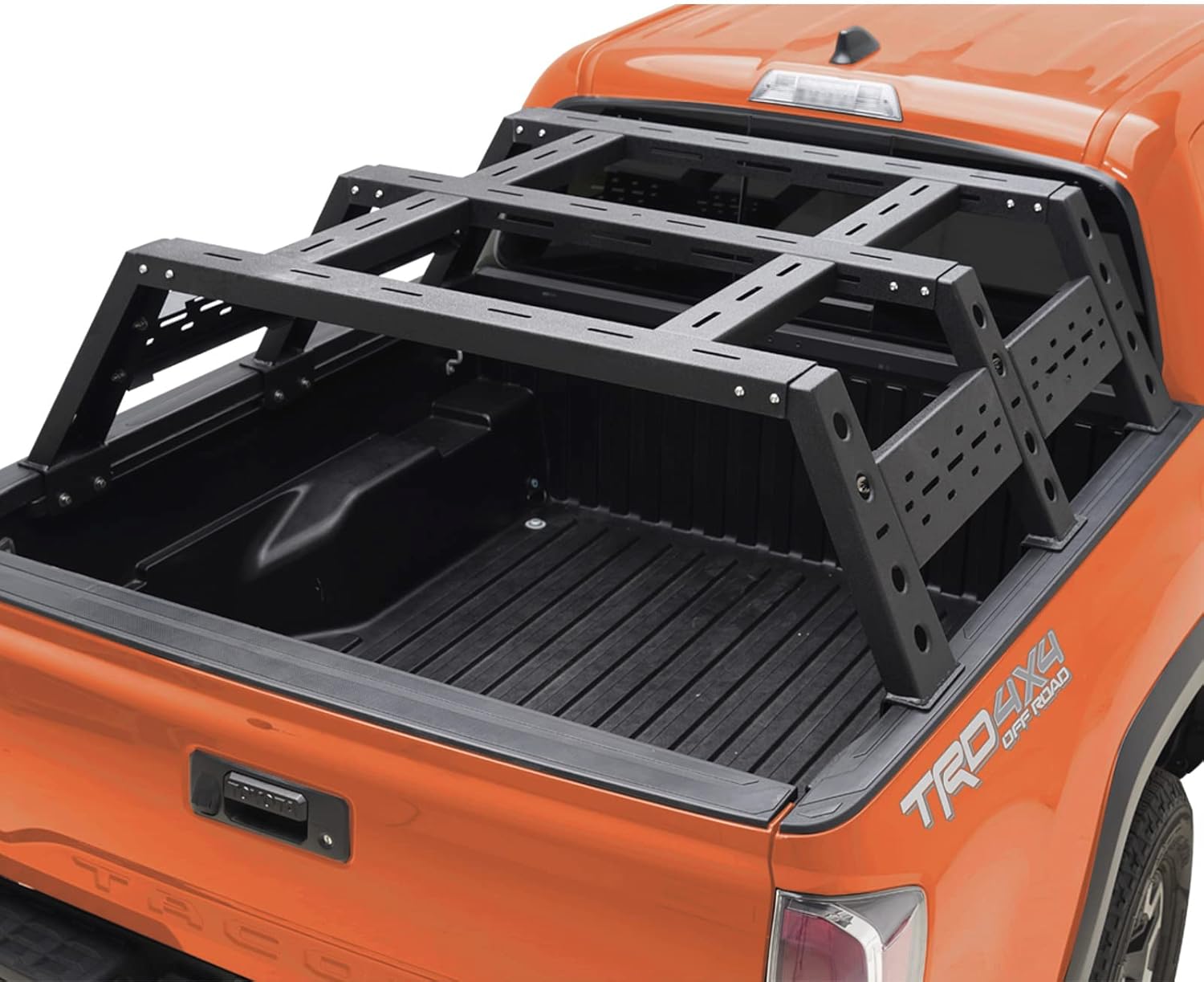 KML Truck Bed Rack No-Drill Cargo Rack System Compatible with Tacoma 16-21 Pickup Truck 2/3 Gen