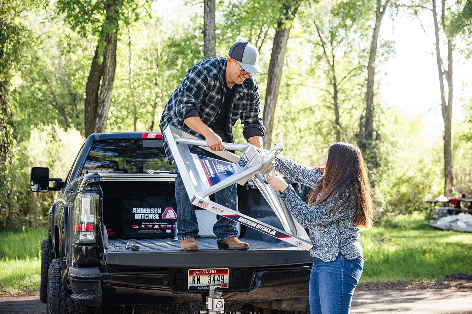 ANDERSEN HITCHES | Ultimate 5th Wheel Connection (Toolbox Model) | 13" Tall Base, 24,000 lbs GTWR, 4,500 LBS tongue weight | 3220-TBX