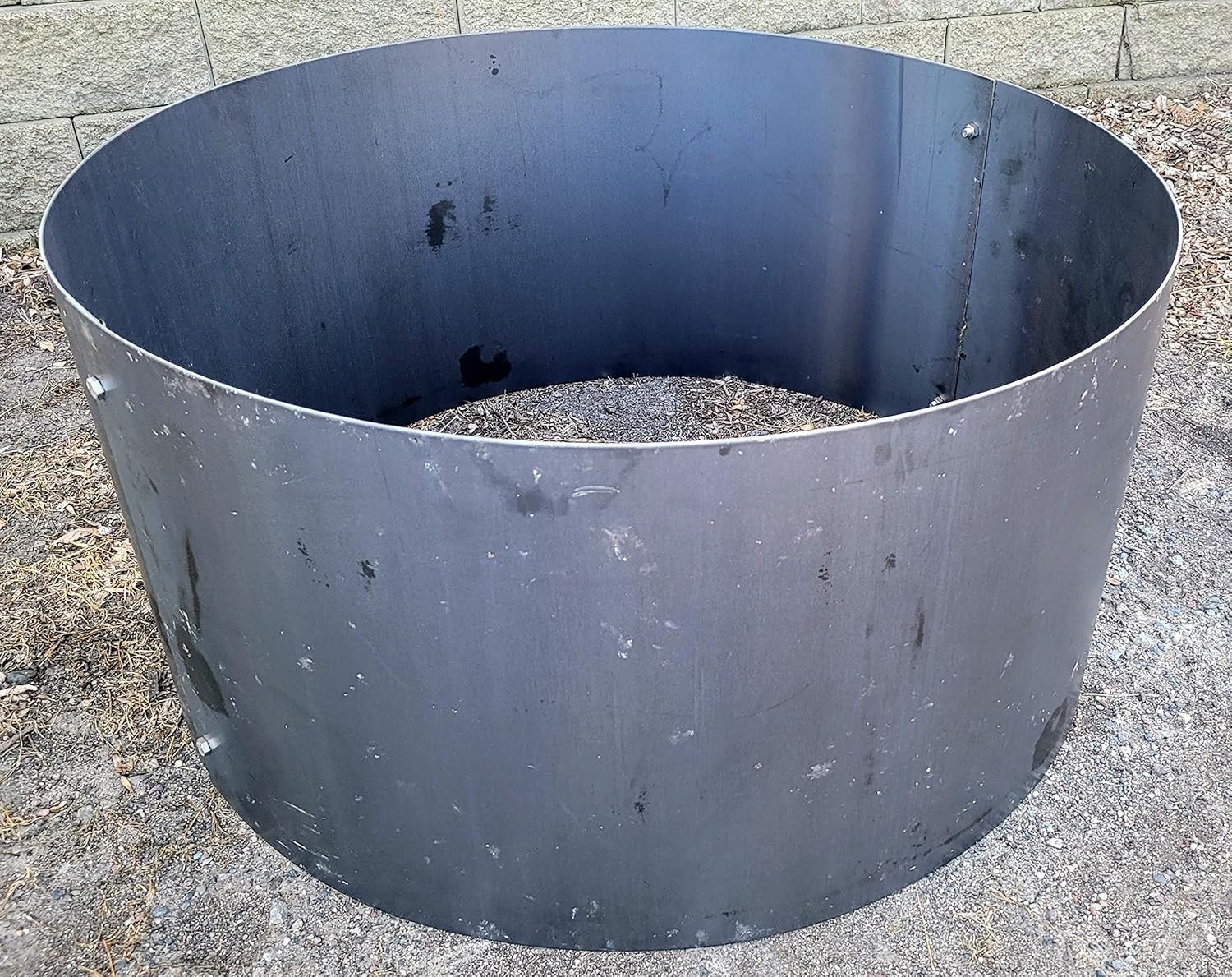 Steel Fire Pit - Campfire Ring -Firepit Liner - 18 x 36 x 11 Ga Thick.