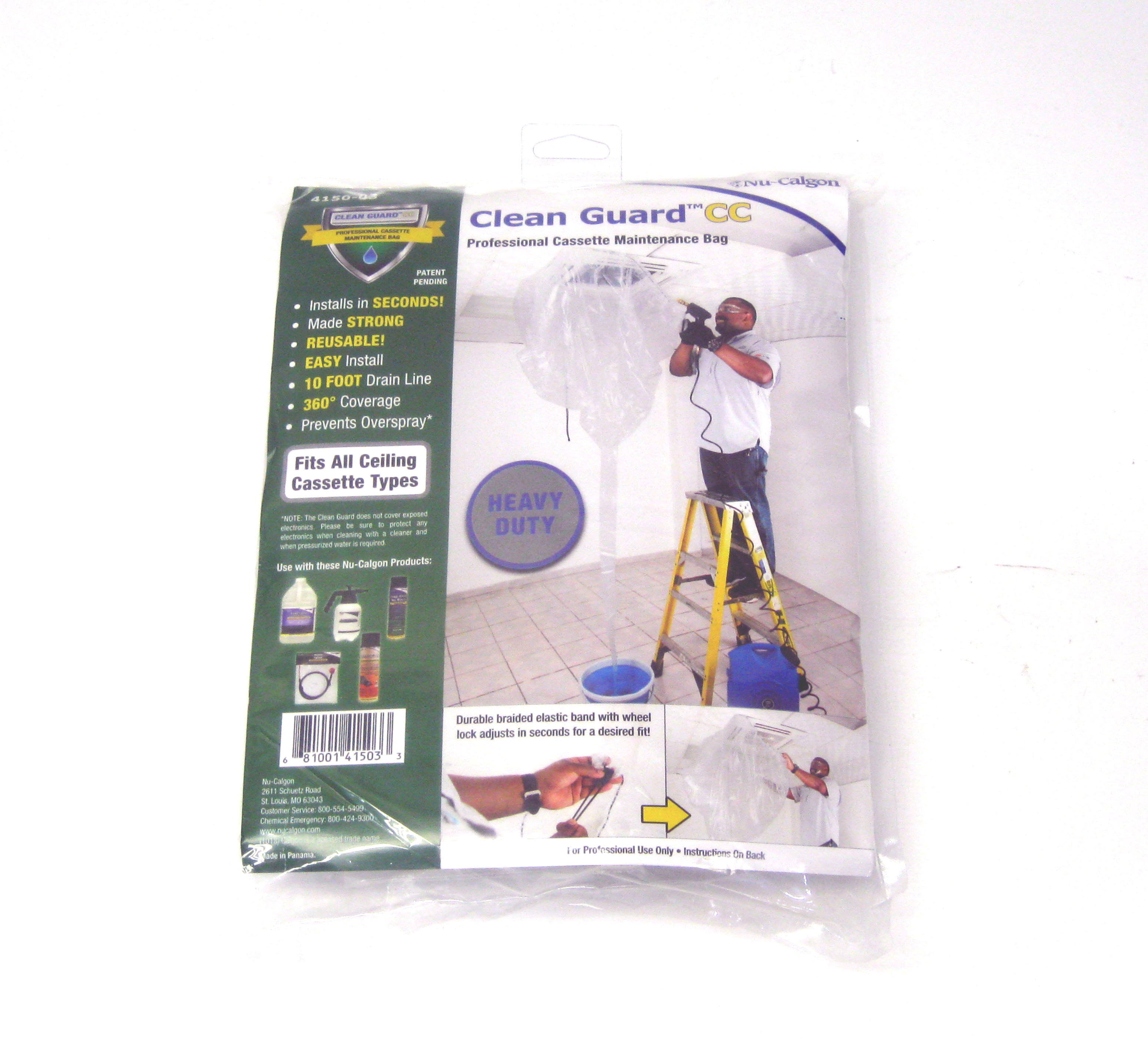 Nu-Calgon 4150-03 Clean Guard CC Professional Mini Split Ceiling Cassette Maintenance Cleaning Bag