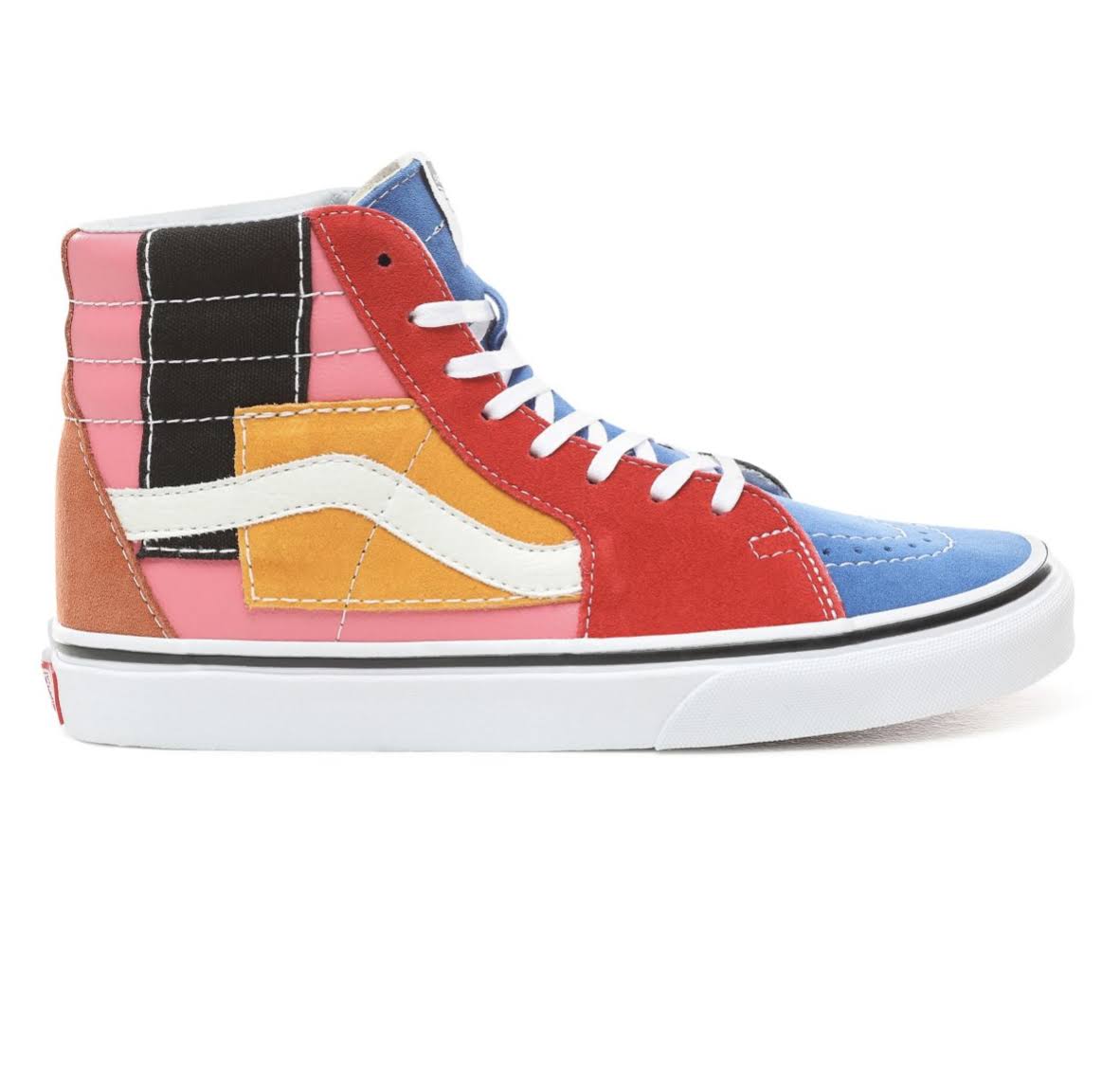 Vans Patchwork Sk8-Hi (Multi/True White)