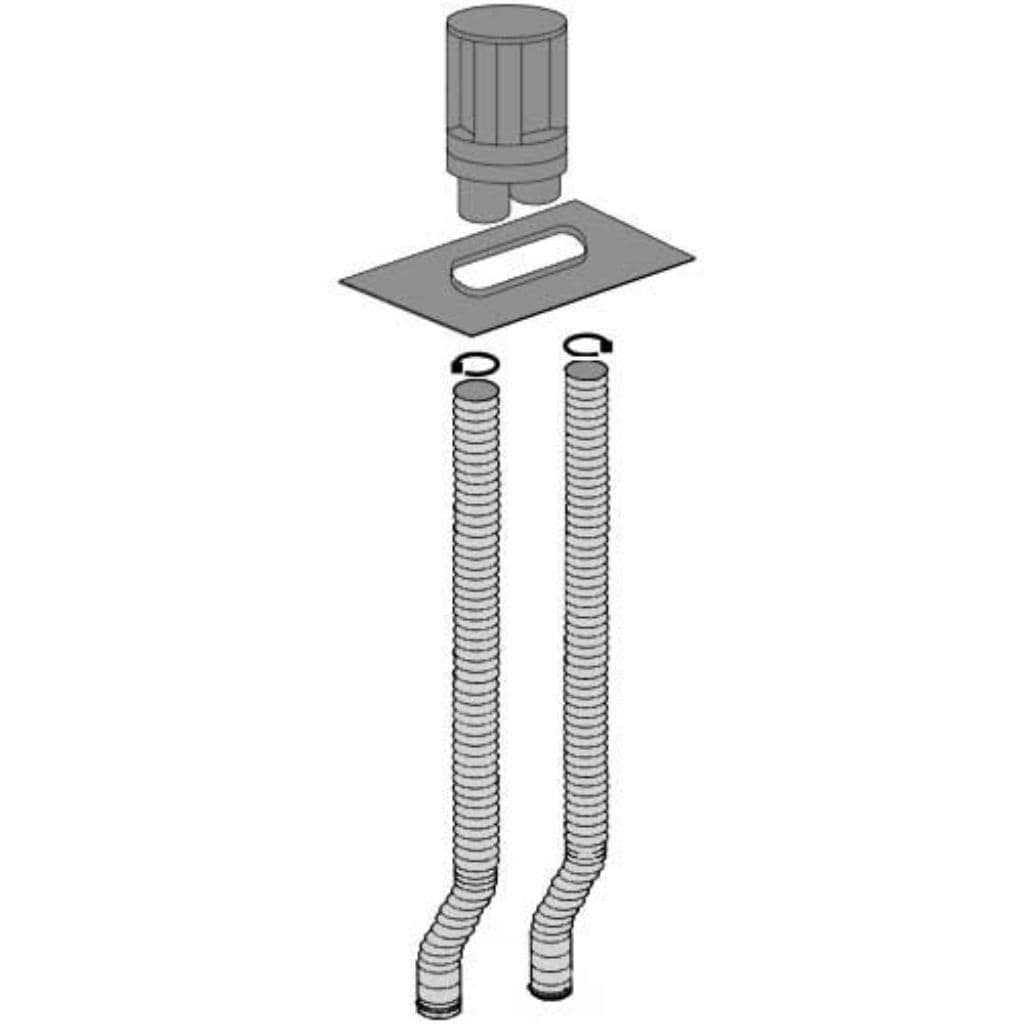 DuraVent 46DVA-GCL DirectVent Pro Co-Axial to Co-Linear Appliance Connector - Shop Hardware Tools Online Store