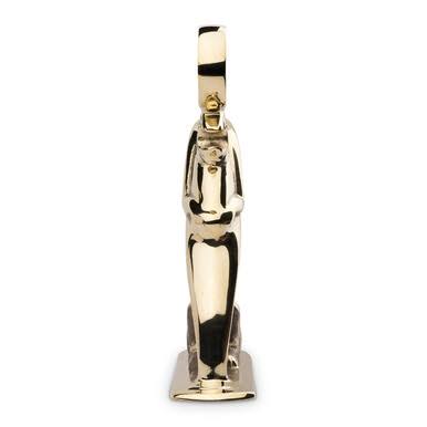 KegWorks Griffin Bar Rail Bracket - Polished Brass - 2x22 OD BR582T