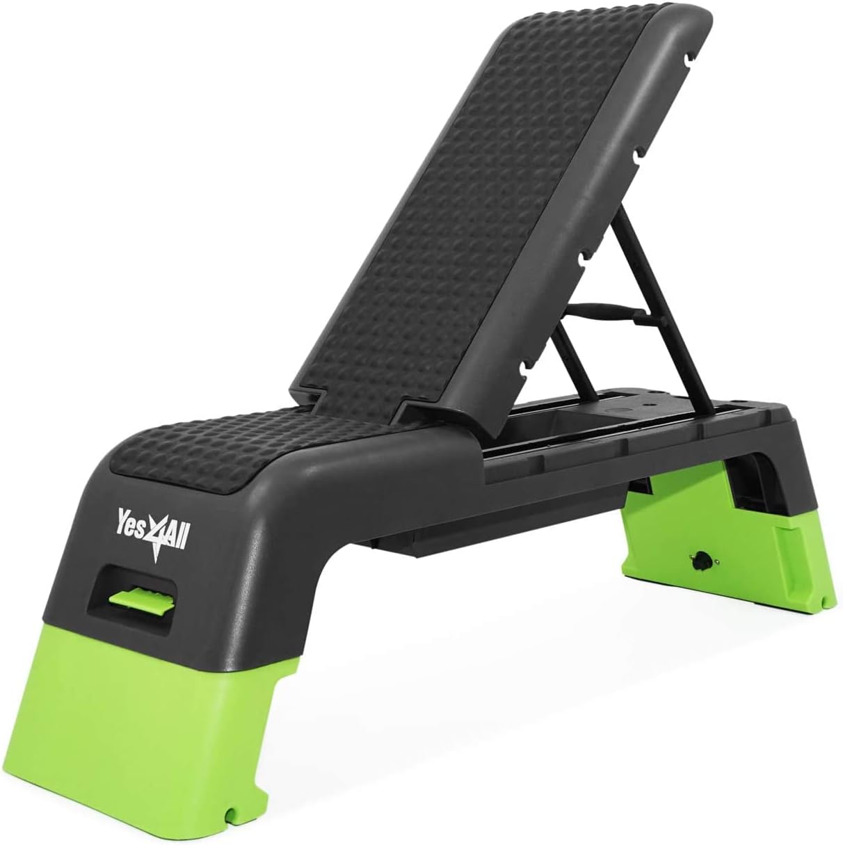 Yes4All Multifunctional Aerobic Deck - Versatile Fitness Station, Weight Bench, Aerobic Stepper, Plyometrics Box for Cardio Workouts and Strength Training