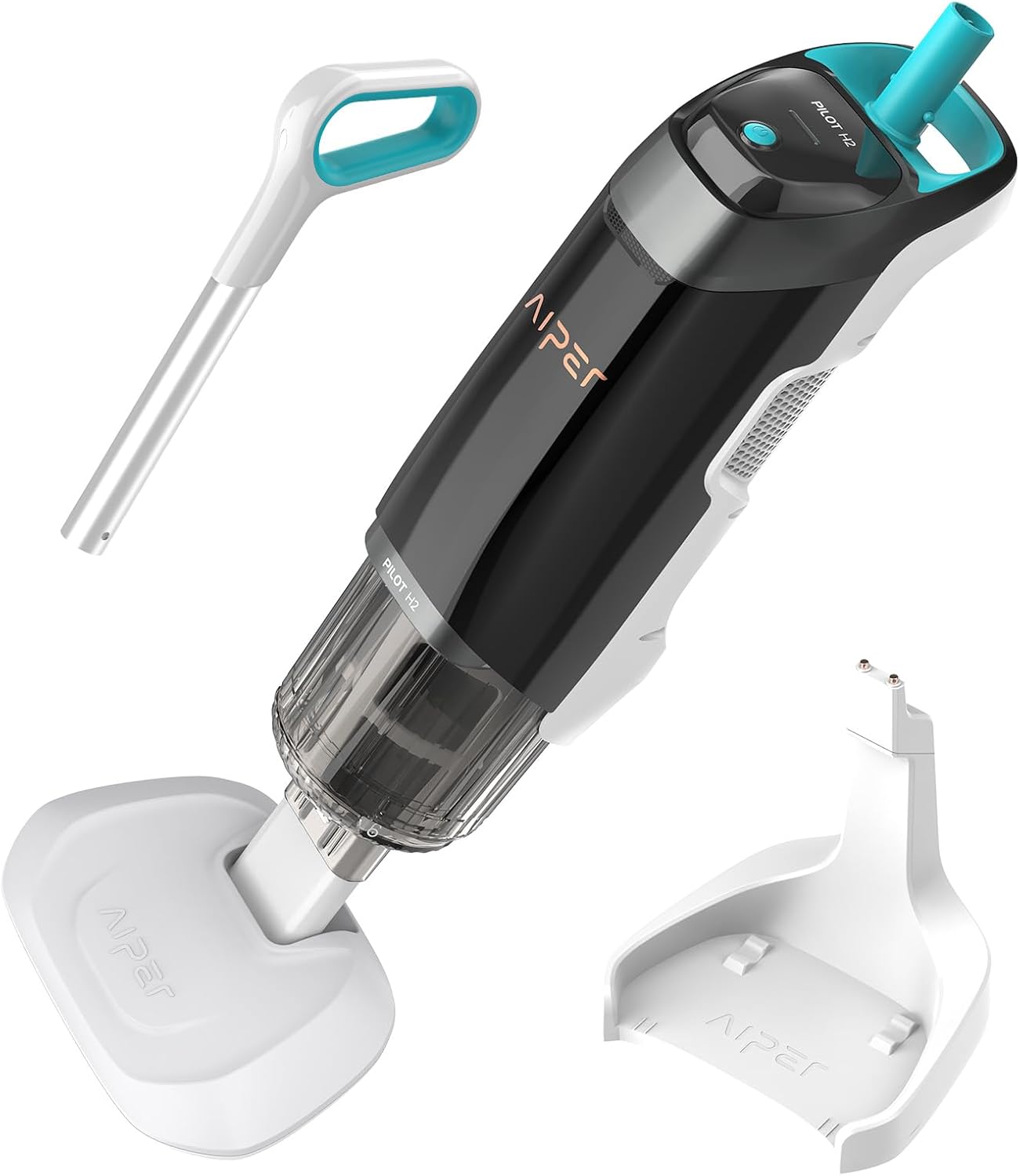 AIPER Cordless Pool Vacuum Cleaner, Handheld Rechargeable Swimming Pool Vacuum, 29 GPM Strong Suction, Two Cleaning Modes, Hot Tubs Spas Pool Vacuum for Above & In-ground Pools (2024 Upgrade)