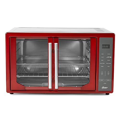 Oster Air Fryer Oven, 10-In-1 Countertop Toaster Oven Stainless Steel French Door Touch Control countertop oven