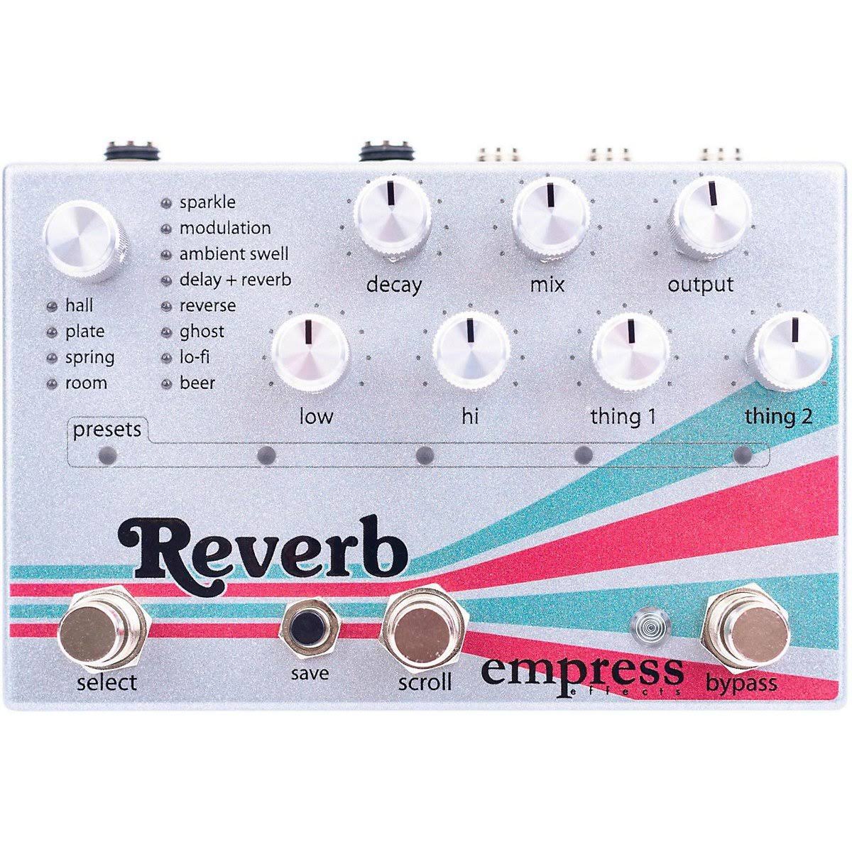 Empress Effects Reverb Effects Pedal