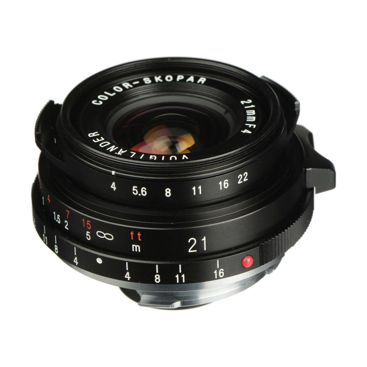 Voigtlander Color-Skopar 21mm f/4.0 Pancake Lens, Black BA211P