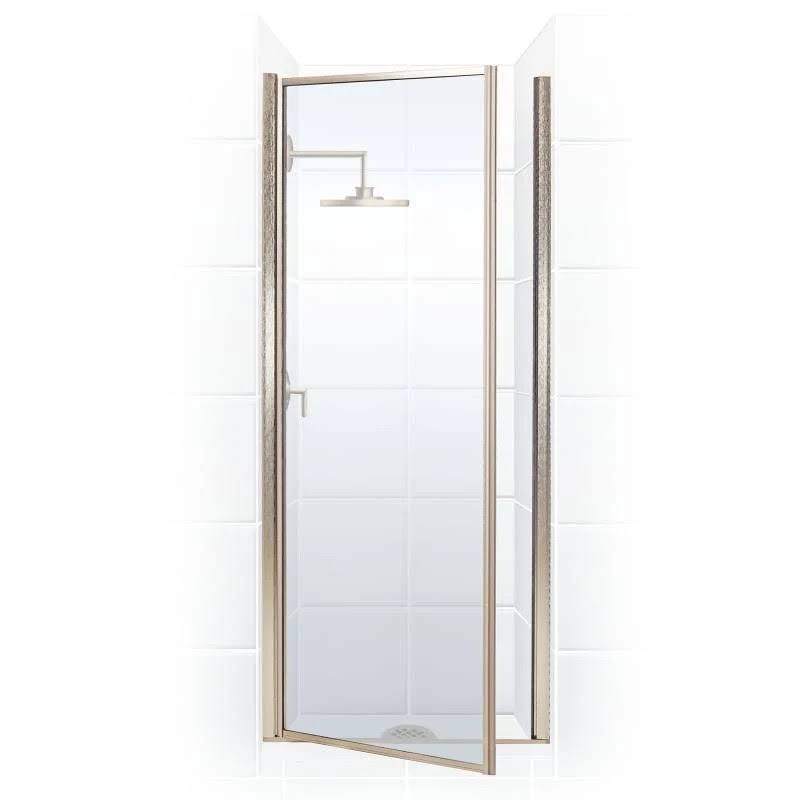 Coastal Shower Doors L29.66-c Legend Series 29x22 x 64x22 Framed Hinge Shower Door W Brushed Nickel