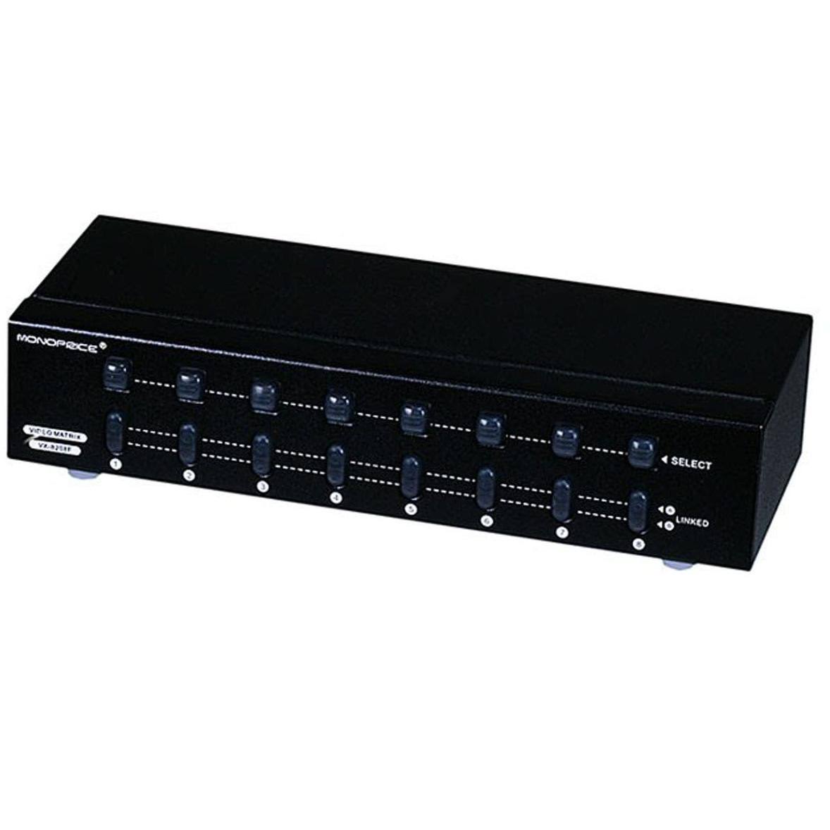 Monoprice 2x8 SVGA VGA Matrix Switcher Splitter Amplifier Multiplier 250MHz 104085