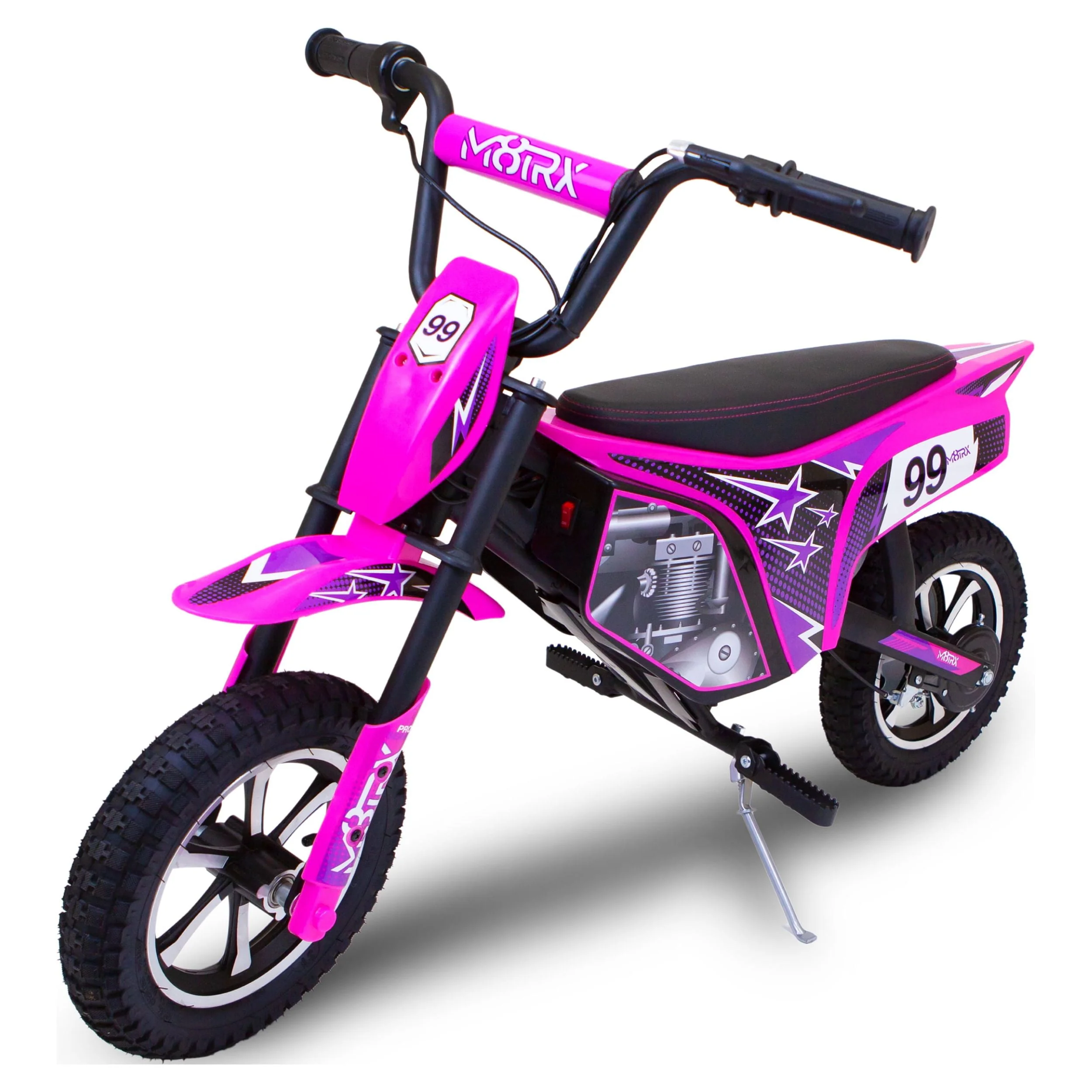M8TRIX Blue 24V Electric Dirt Bike, Ride on Toy Motorcycle for Kids and Teens