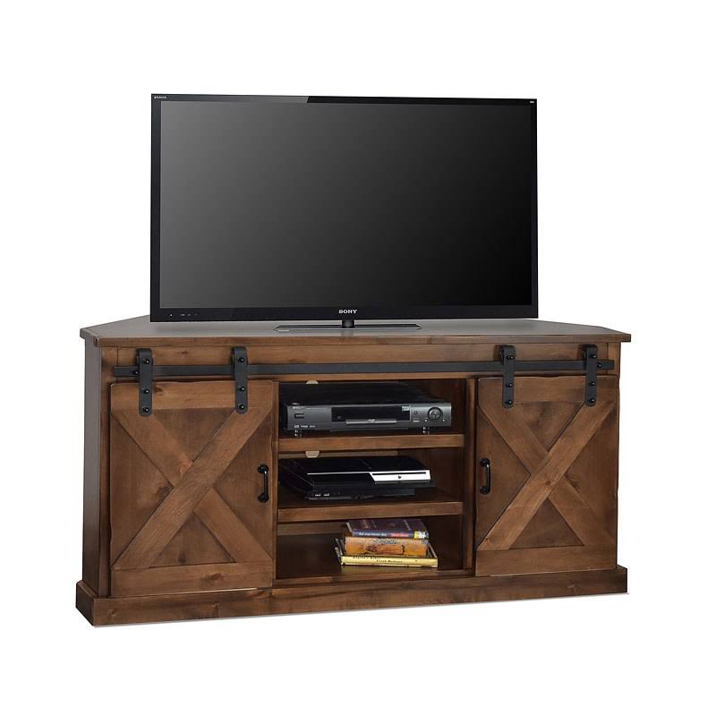 Legends Furniture Farmhouse Collection 66x22 Corner TV Console