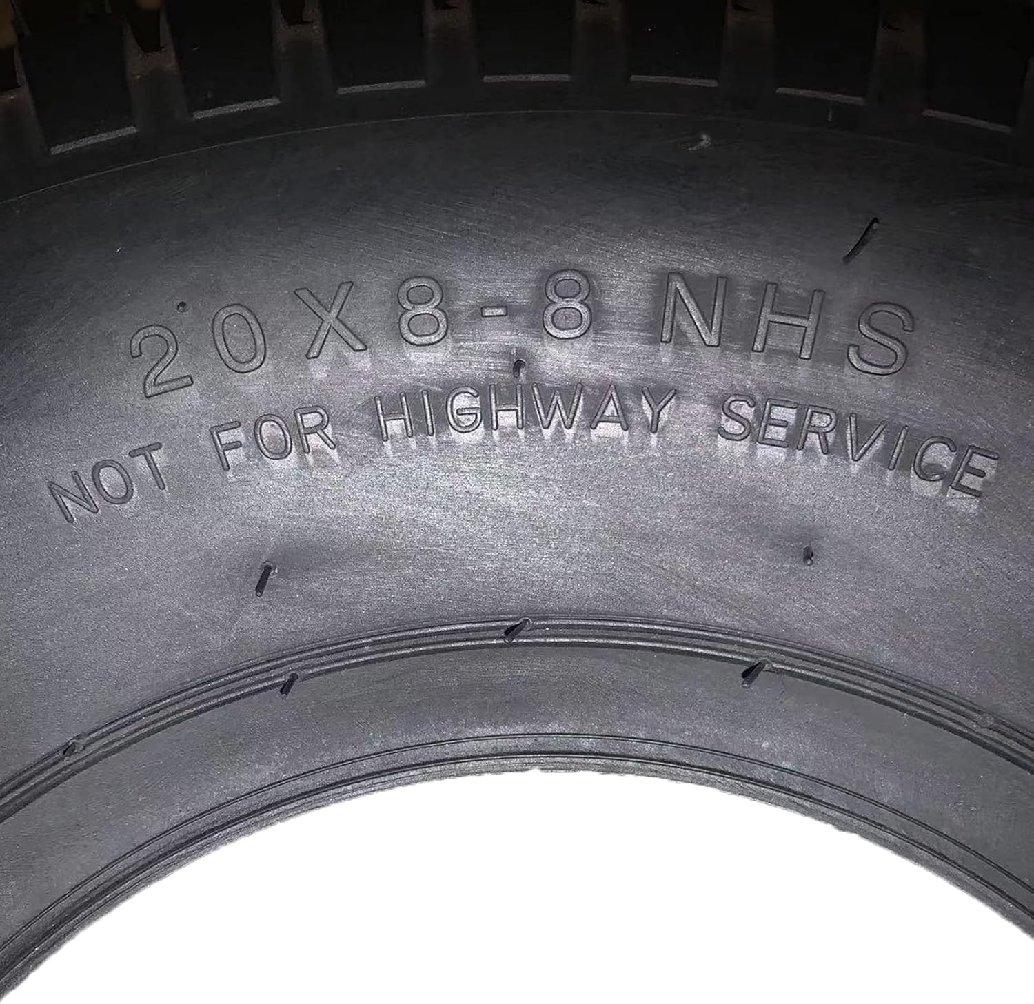Set of 2 Lawn & Garden Turf Saver Tires 20x8-8 20x8.00-8 20x8x8 Tire 4PR