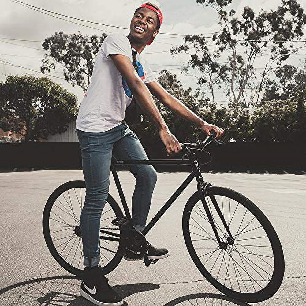 6KU Fixed Gear Single Speed Urban Fixie Road Bike, Slate L/55cm
