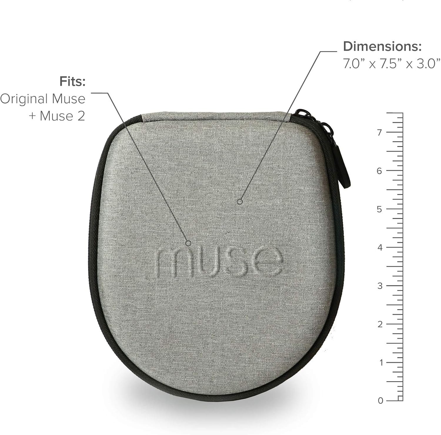 Muse 2: The Brain Sensing Headband + Official Muse Hard Case Bundle