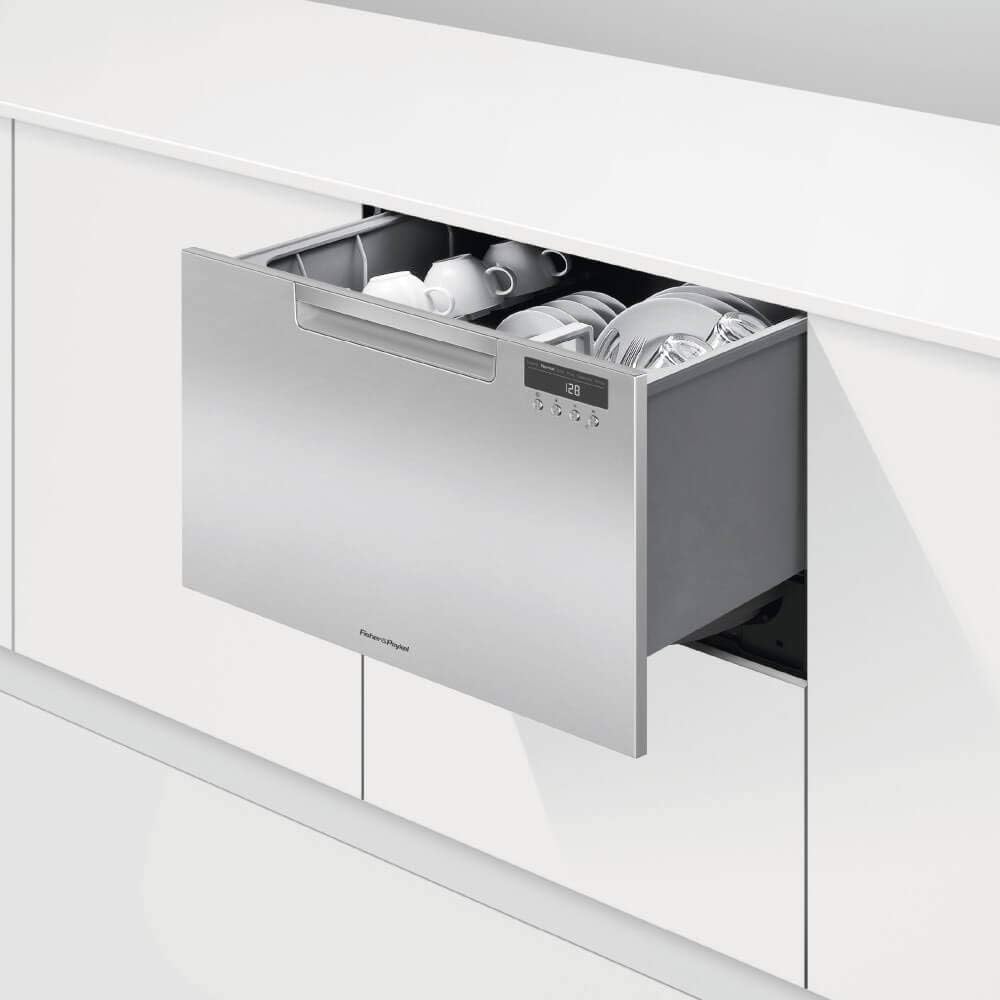 DD24SAX9N 24"" Built-In Single DishDrawer with 7 Place Settings 6 Wash Programs 2 Cutlery Baskets and 45 dBA Noise Level in Stainless Steel