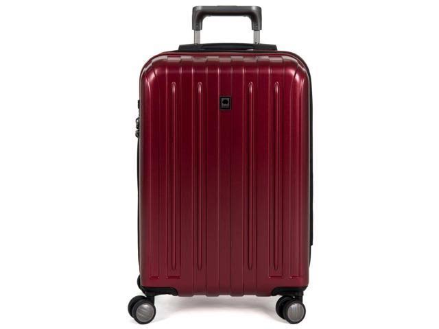 Delsey Helium Titanium Carry-On Expandable Spinner - 20.5x22  - Black Cherry