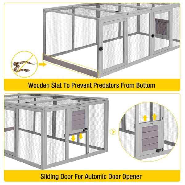 aivituvin Chicken Coop Extension Run Combine with AIR45 Air59 Air66 Air67 Air69 AIR60 - Pet Supplies online store