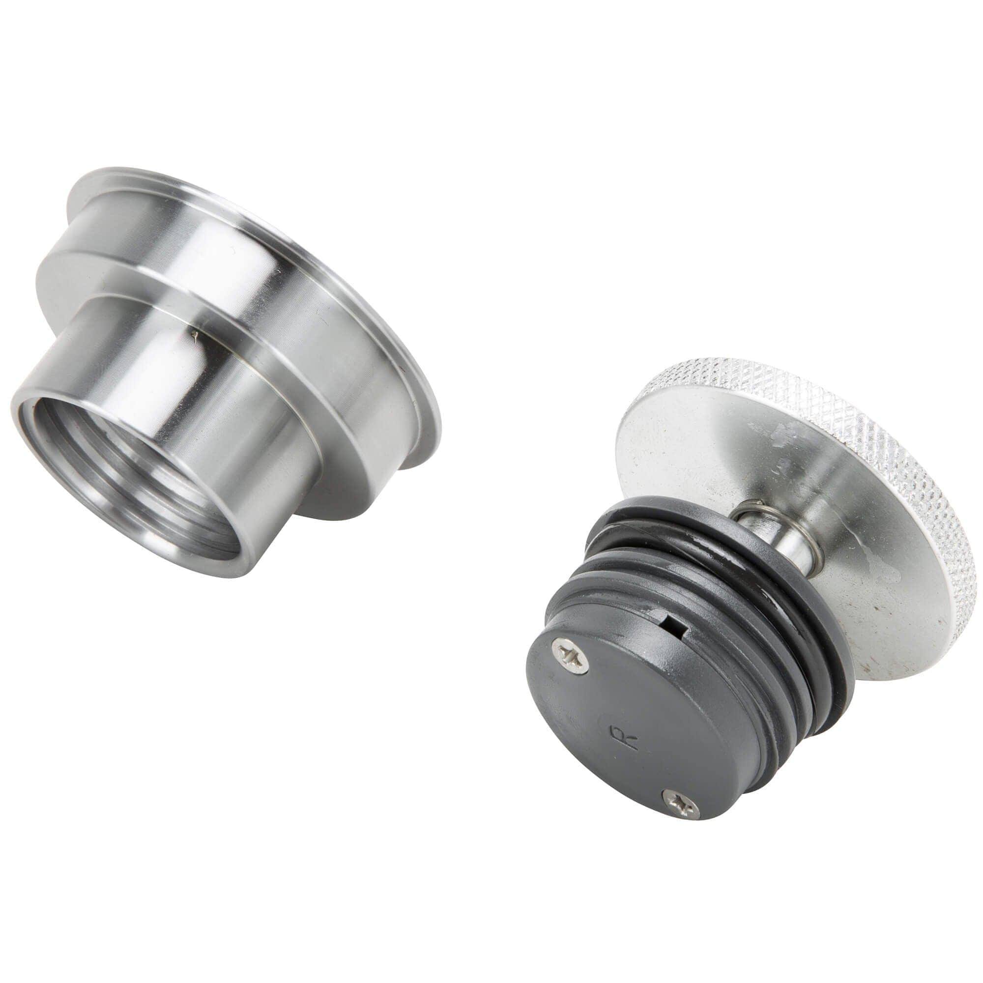 Custom Flush Mount Aluminum Pop-Up Gas Cap and Weld in Bung