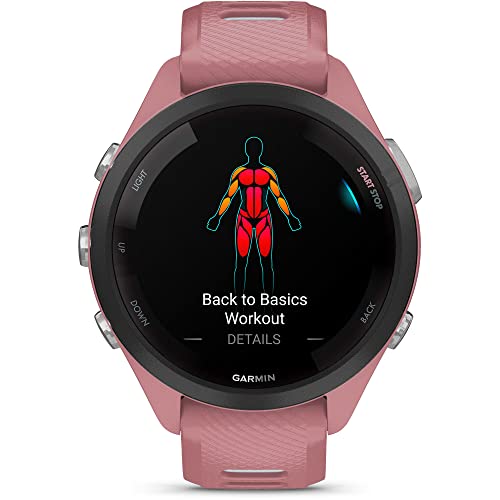 Garmin Forerunner 265 Running Smartwatch, Colorful AMOLED Display, Training Metrics and Recovery Insights
