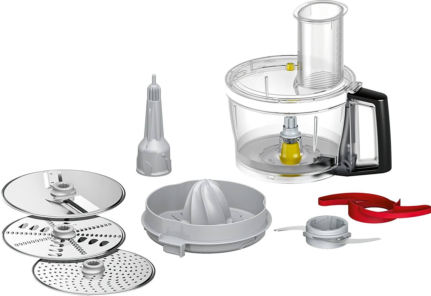 Bosch VeggieLove Plus Accessory Kit with Universal Grinder MUZ9VLP1, Schwarz, Grau, Metallisch, Transparent - Avayadevconnect