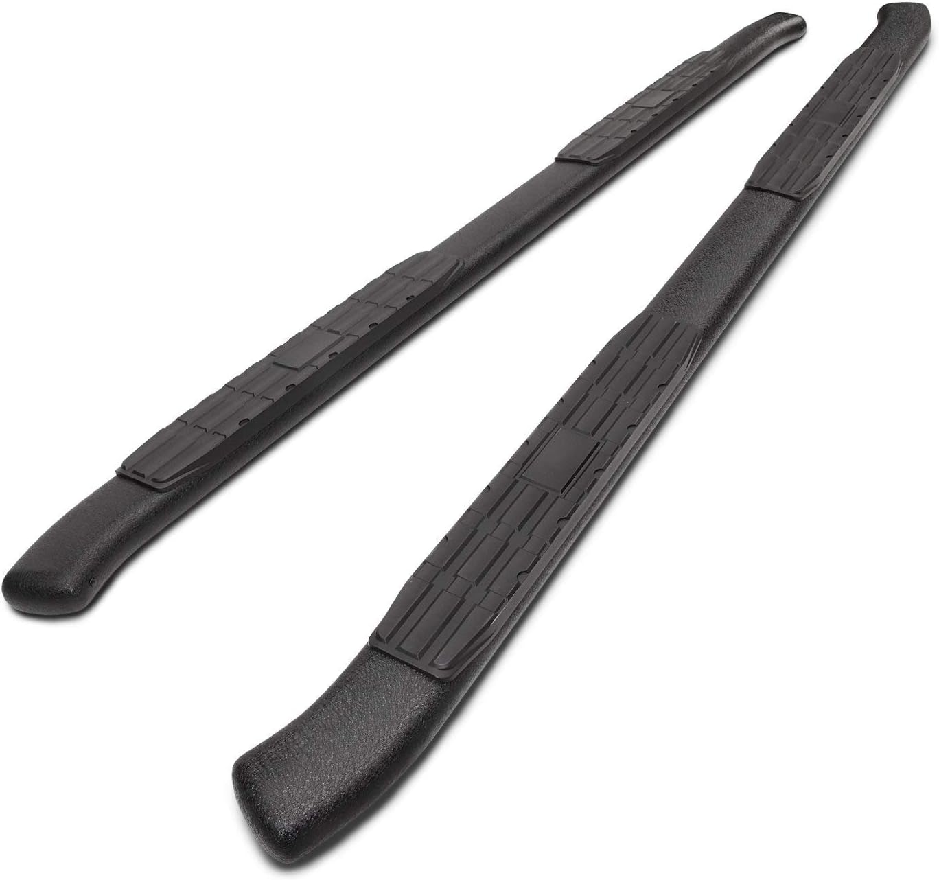 TAC Sidewinder Running Boards Fit 2019-2022 Silverado/Sierra 1500 | 2020-2022 Silverado/Sierra 2500/3500 Double Cab (Exclude 2019 LD and Limited Models) Truck 4” Drop Texture Black Side Bars Armor