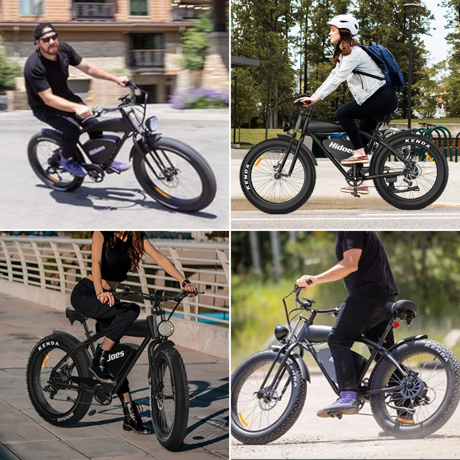 Hidoes Adult Electric Mountain Bikes Commute Ebike 1200W up to 49 Miles Long Range & 31mph, Pedal Assist E-bike Cruiser Electric Bicycle with Shimano 7 Speeds & 26" Fat Tire