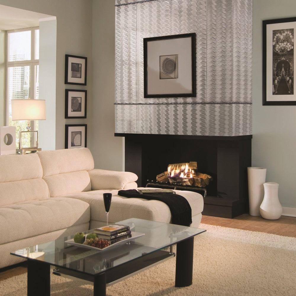 Fasade Current Vertical Polished Copper 4 x 8-Foot Wall Panel