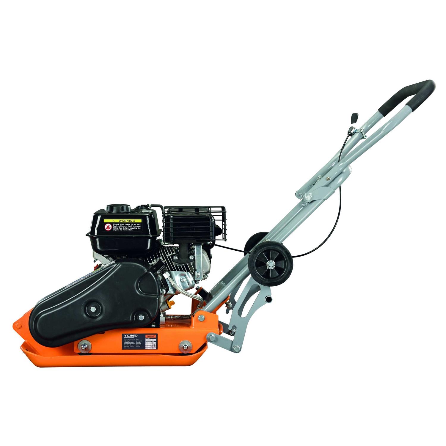 YARDMAX 2500 lb. Compaction Force Plate Compactor 6.5HP/196cc - Shop Hardware Tools Online Store