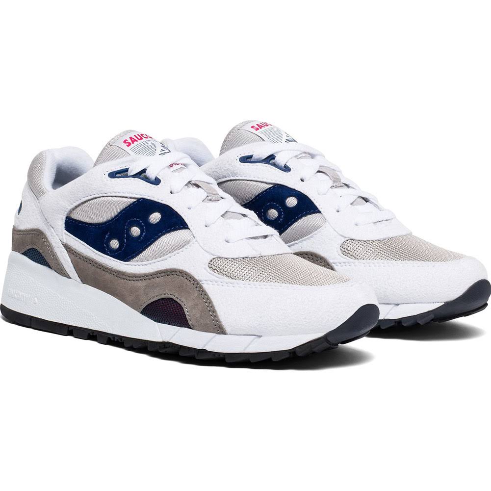 Saucony Shadow 6000-WHITE/GREY/NAVY-6.5