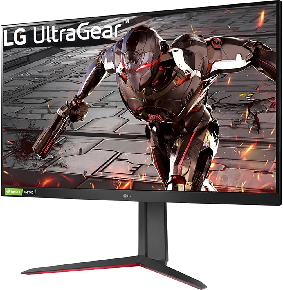 LG 32GN550-B 32" UltraGear FHD 165Hz HDR10 Gaming Monitor with G-SYNC Bundle with 2 YR CPS Enhanced Protection Pack