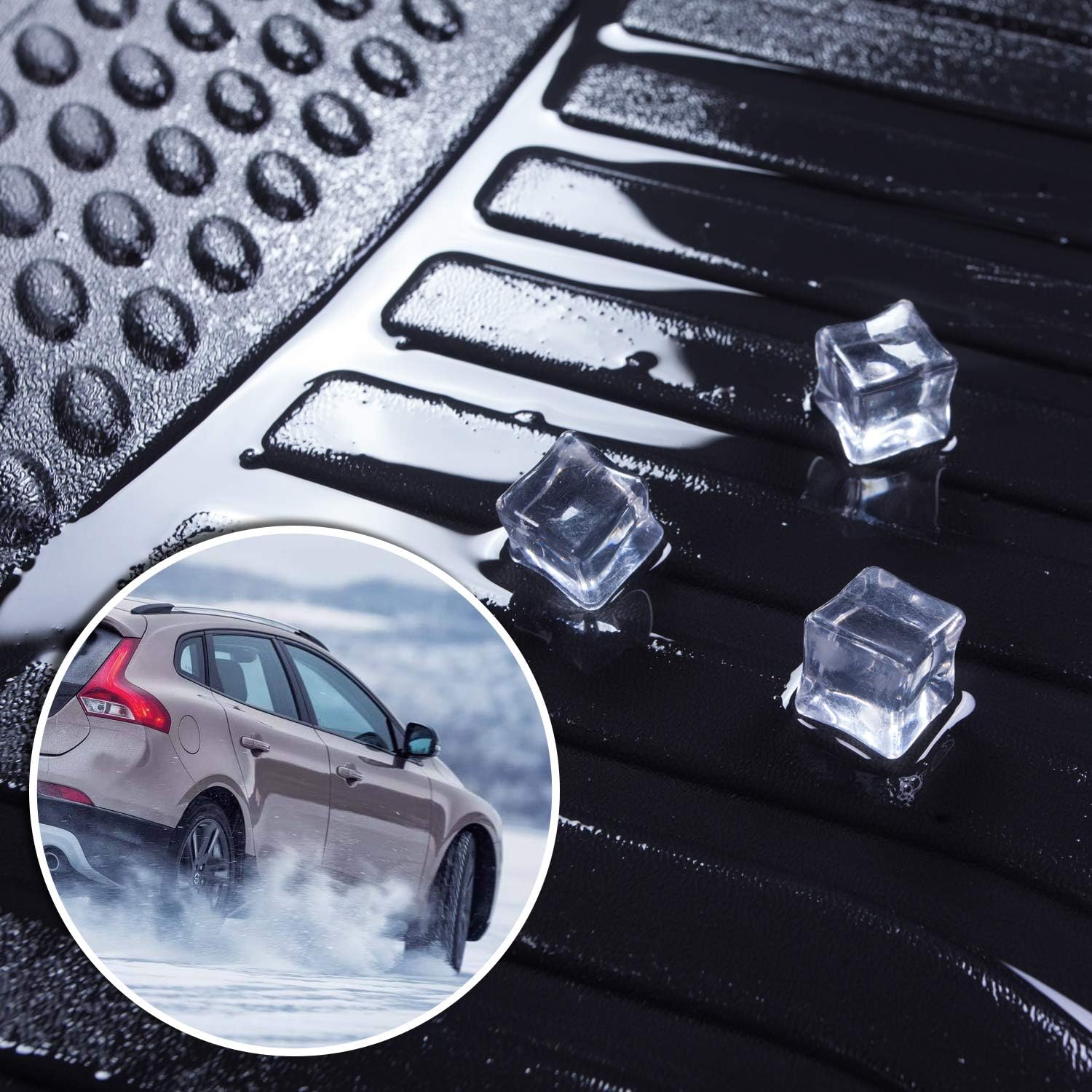 orealtrend Black Trunk Mat Replacement for Mazda CX 5 CX-5 2017-2022 Car Rear Cargo Liner Floor Cover All Weather Protection Waterproof Durable Odorless Custom Fit Pack of 2