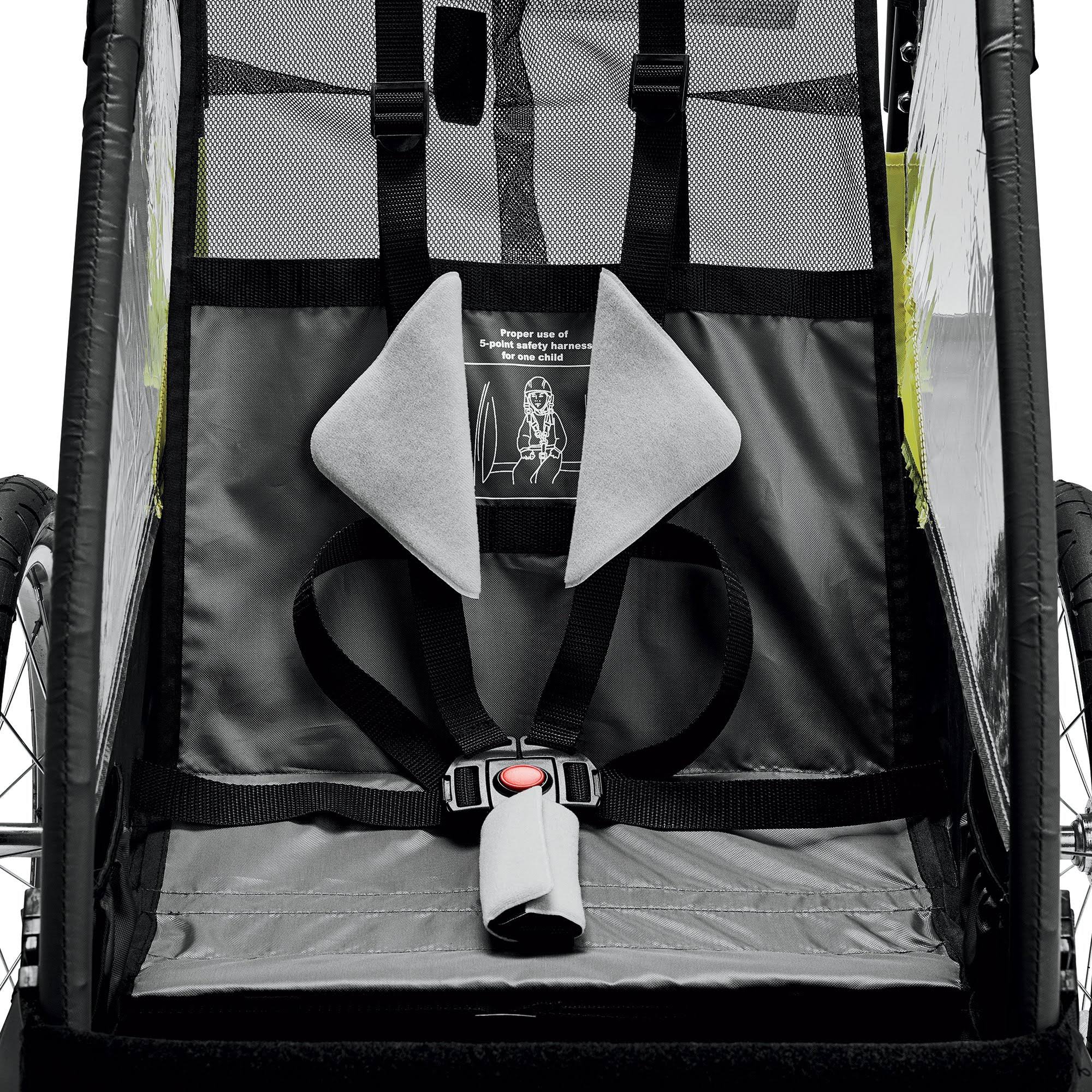 Allen Sports 2-Child Bicycle Trailer and Stroller, Model As2, Orange