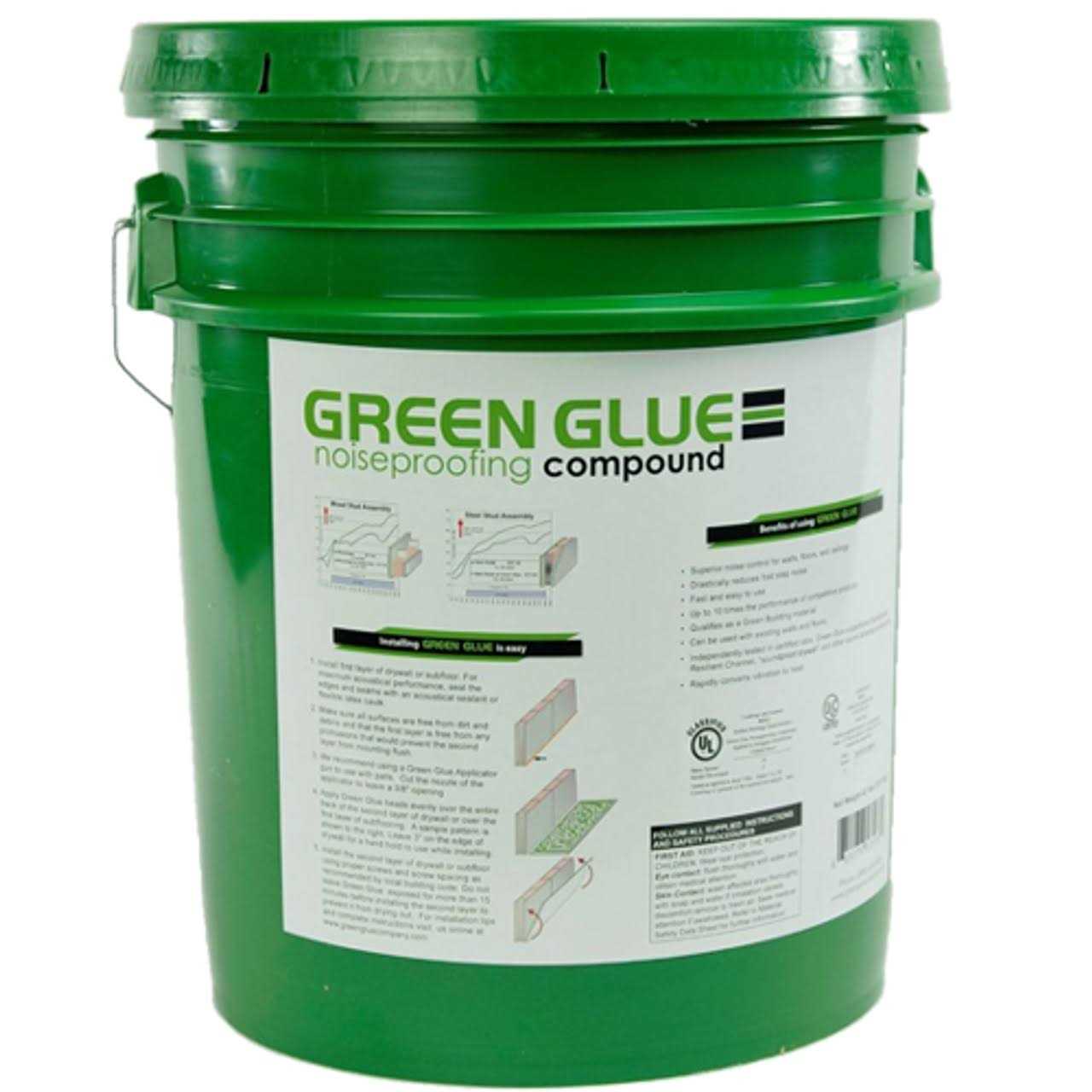 Acoustic Noise Proofing Green Glue Compound 5 Gallon Pail - Shop Hardware Tools Online Store