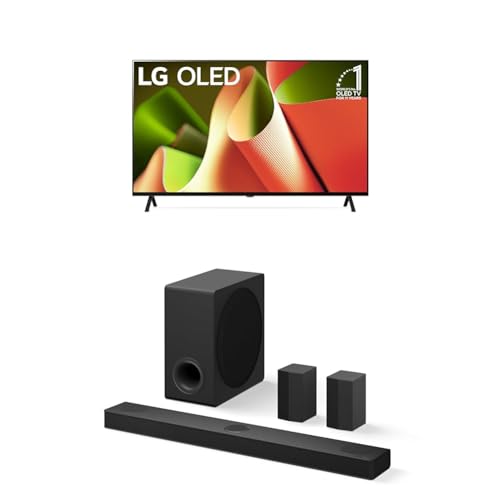 LG 55-Inch Class OLED B4 Series Smart TV 4K Processor Flat Screen with Magic Remote AI-Powered with Alexa Built-in (OLED55B4PUA, 2024)