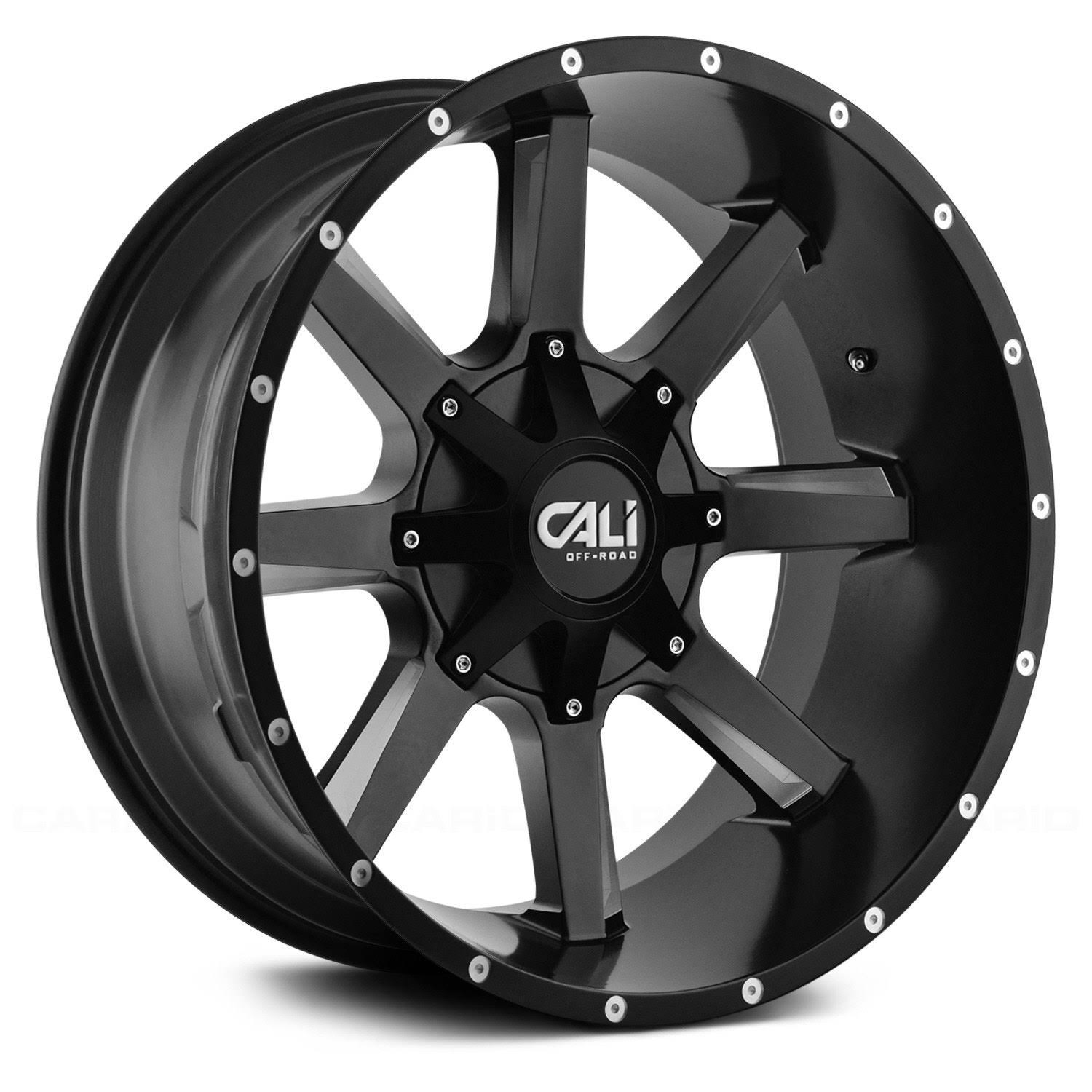 Cali Offroad Black Busted Wheel 9100-2976M0