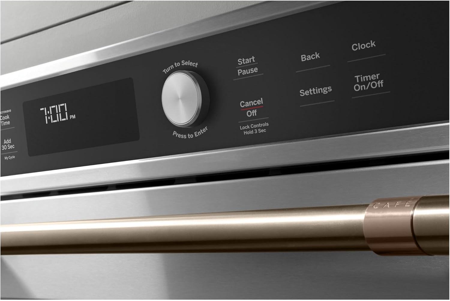 Cafe CWB713P2NS1 Built-in Microwave/Convection Oven with 1.7 cu. ft. Capacity Glass Touch Control 10 Power Levels Microwave Sensor Cook in Stainless Steel