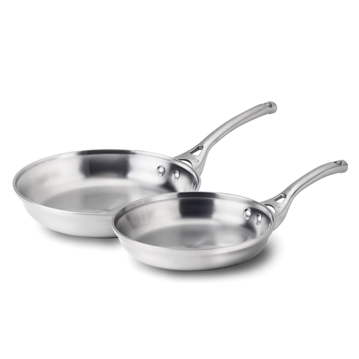 Calphalon Contemporary Stainless Steel 8-Inch u0026 10-Inch Frying Pan Set