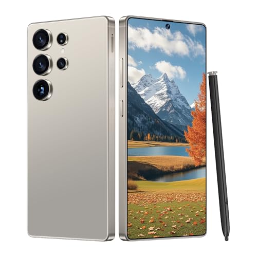 I25 Ultra Unlocked Android Phone 6.99" AMOLED 7000mAh Long-Lasting | Snapdragon 8 Gen3 | 8GB RAM+256GB | 68MP+108MP Pro Camera | Face Unlock + Stylus | Android 14 System (Blue)