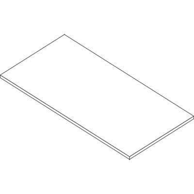 Alera Reversible Laminate Table Top, Rectangular, 71 1/2W x 29 1/2d, Espresso/Walnut