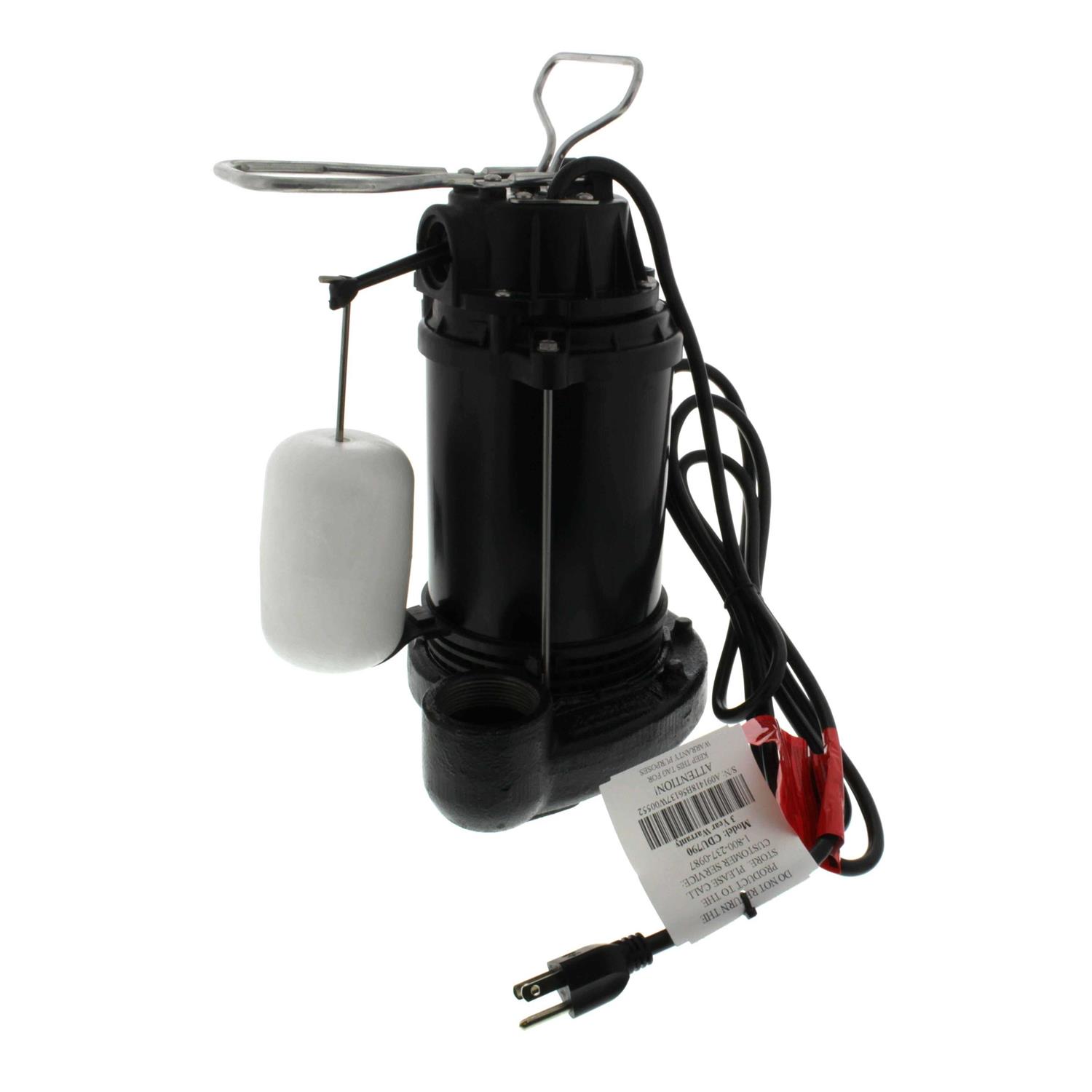 Wayne 1/3 HP Cast Iron Submersible Sump Pump CDU790 - Shop Hardware Tools Online Store
