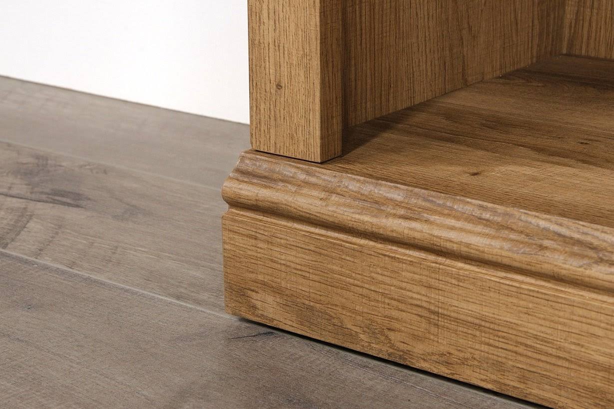 Realspace Premium Bookcase 5 Shelf Golden Oak