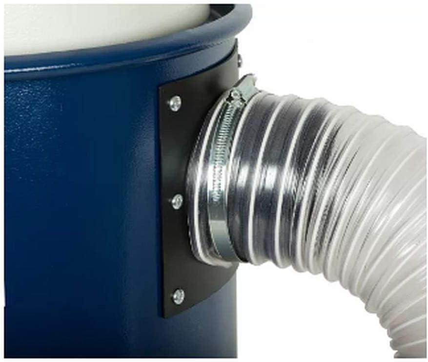 Rikon Dust Extractor with Fittings & Wall Mount 12 Gallon Capacity