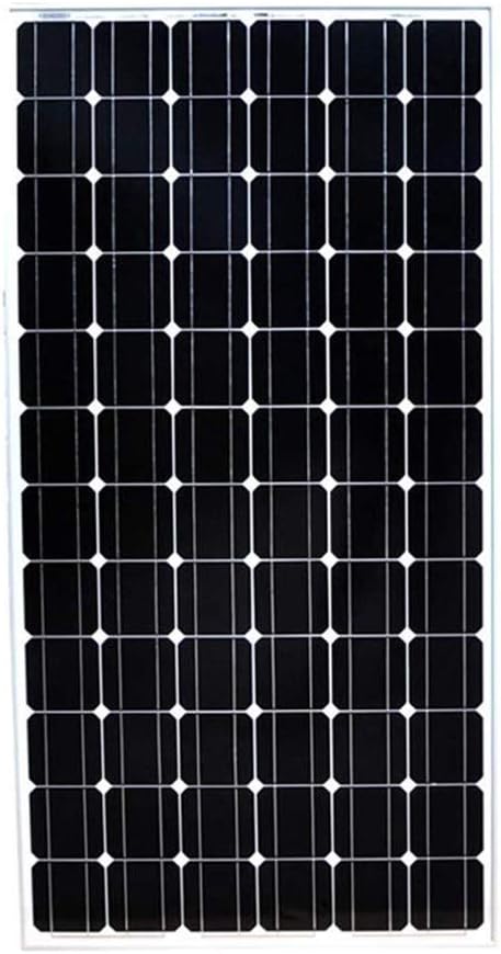SUNGOLDPOWER Solar Panel 200W 24V Monocrystalline Solar Panel 200 Watt Solar Module Grade A Solar Cell, Black, SG200WM24