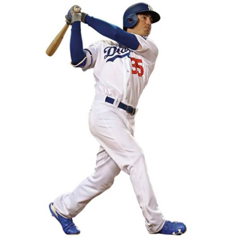Fathead Cody Bellinger Los Angeles Dodgers Life Size Removable Wall Decal