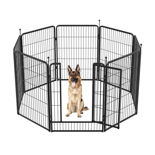 FXW Instant Dog Playpen, Portable Pet Fence for Outdoor, RV Trips, and Camping, 40inch, 16 Panels for Medium and Large Dogs│Patented