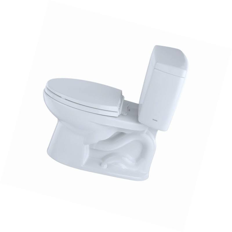 Toto Eco Drake Two Piece Elongated Toilet CST744E#01 Cotton